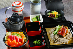 Unagi, Soba & Chirashi Set